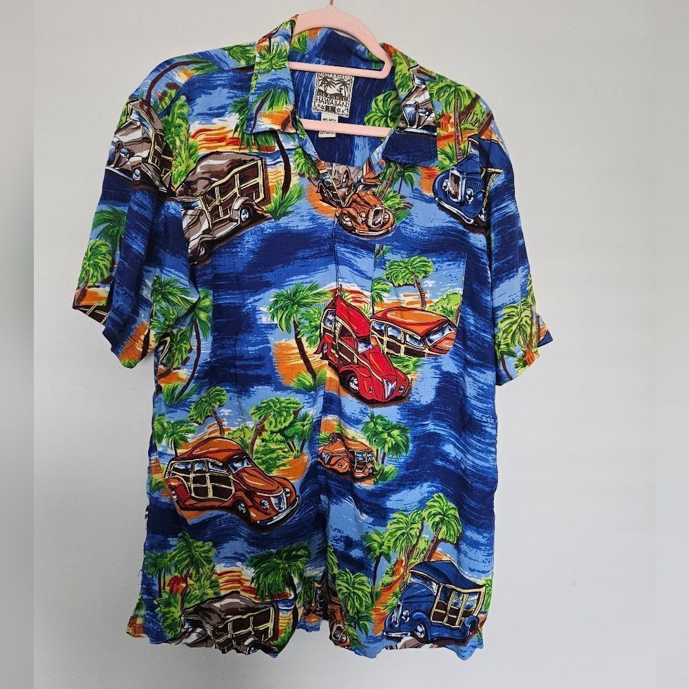 Men's Steve and Barry's Clasdic Hawaiian Shirt Size L